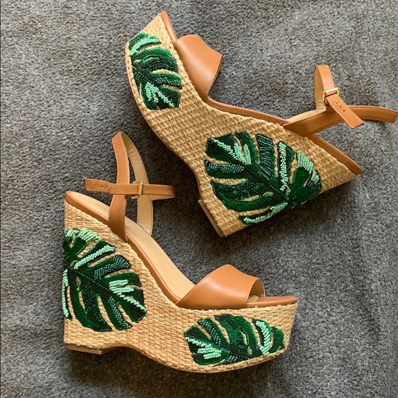 Michael Kors Shoes - Michael Kors Tropical Palm heels